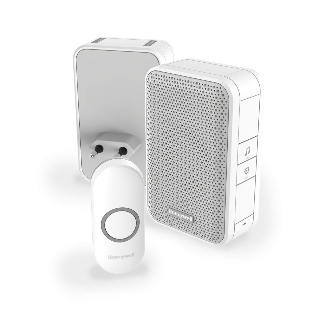 Honeywell Trådløse Dørklokke kit Plug-In 230V DC311NP2