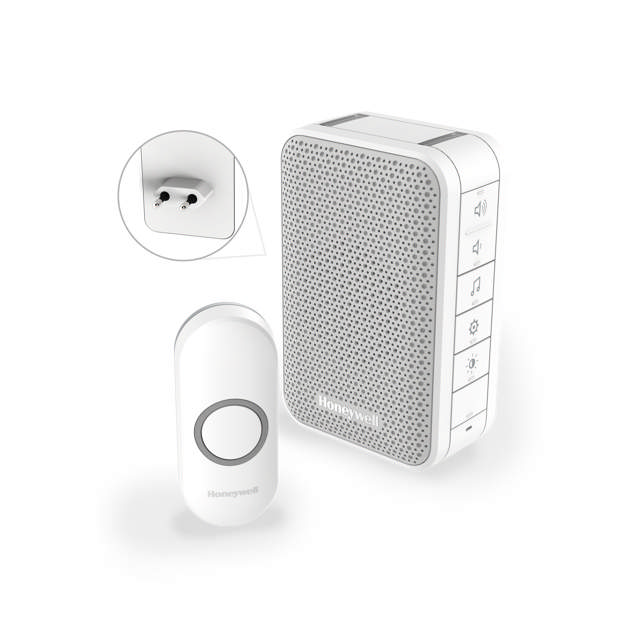 Honeywell Trådløse Dørklokke kit Plug-In 230V DC313NP2