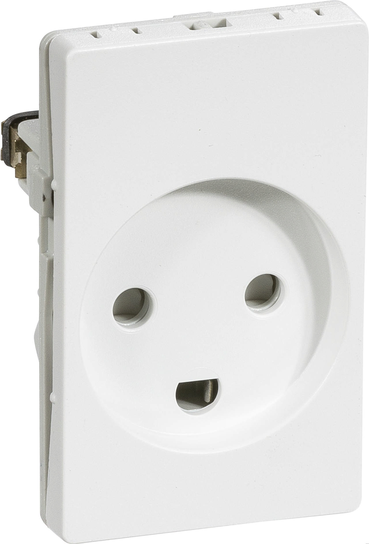 Fuga Stikudtag Uden Afbryder 1½ Modul hvid