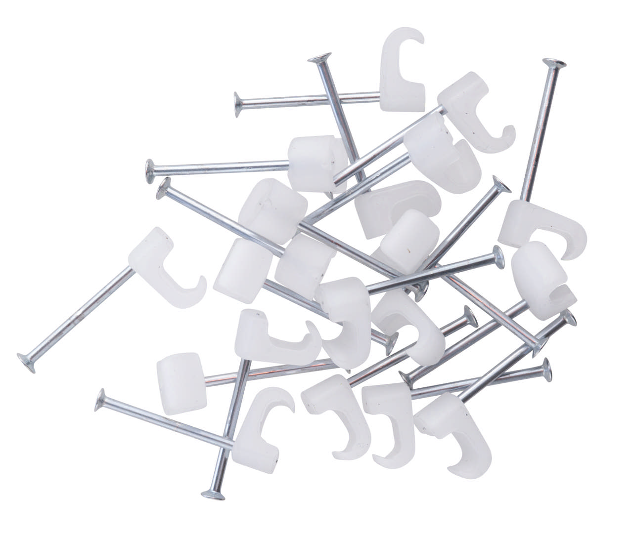 Ledn.clips flad 3x5 20stk. hv.