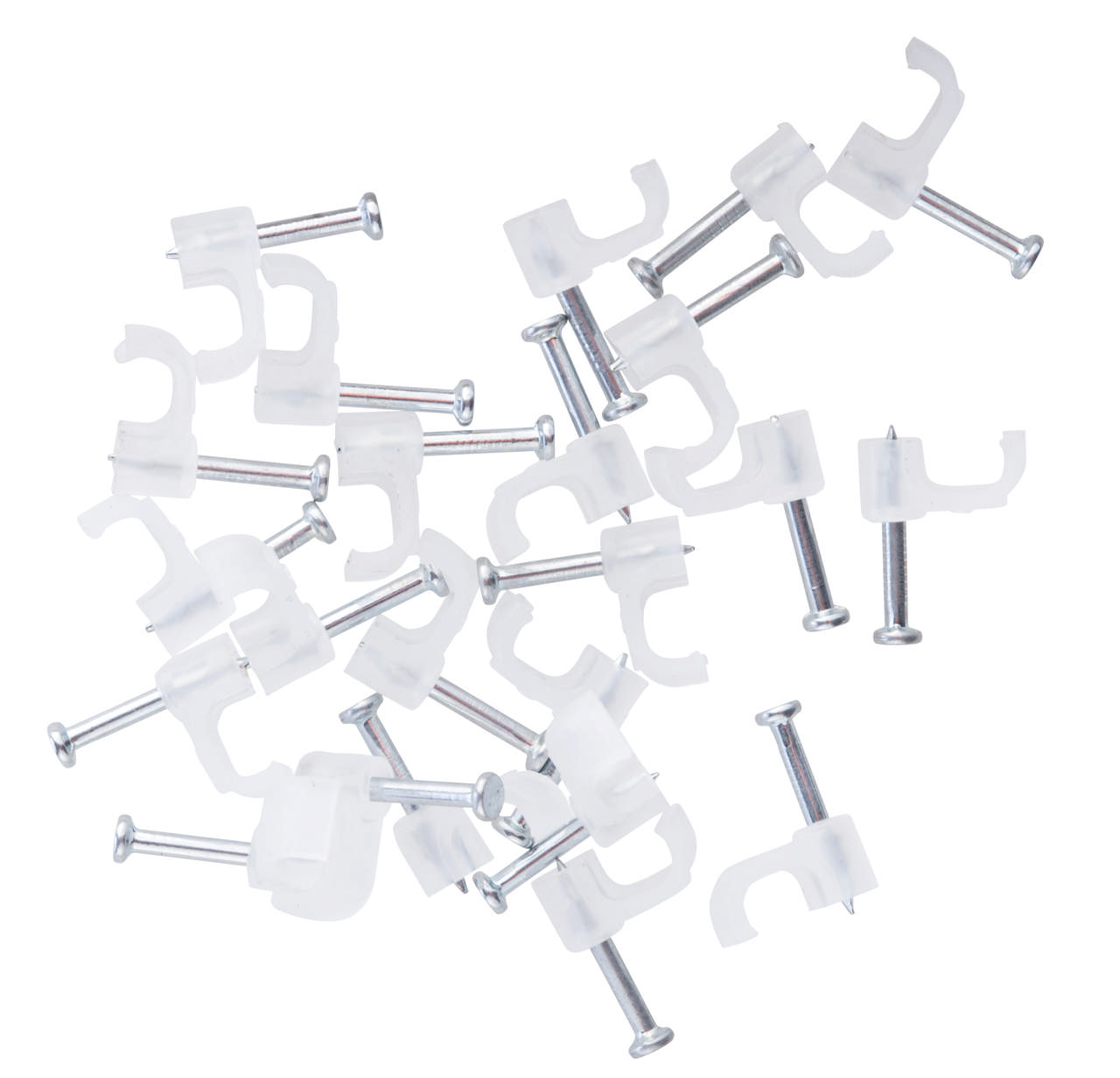 Ledn.clips flad 3x5 20stk N.