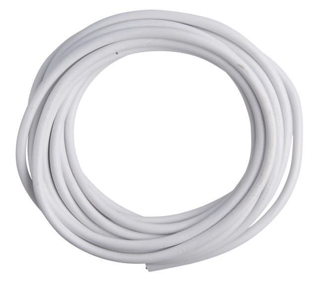 E-Line Ledning Rund 2x0.75mm² hvid 5 mtr.