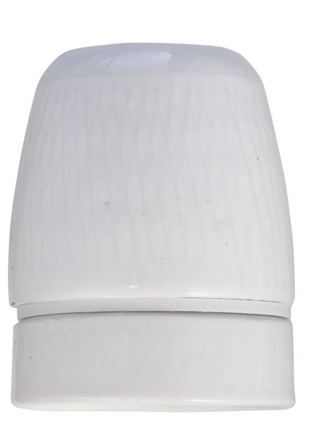 E-Line Porcelænsfatning E27 hvid