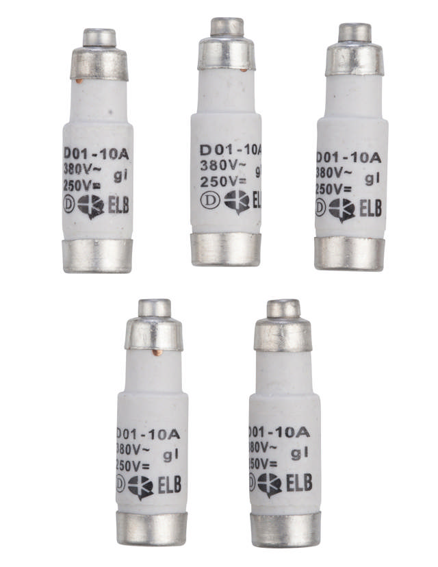 SIKRING NEOZED 10A D01-5 stk.