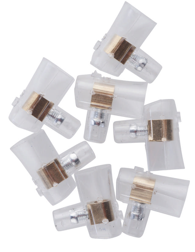 Samlemuffe enkel 2.5mm² neutral 6 
stk