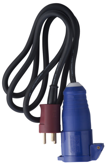 OVERG.KABEL 1F 230V DANSK/CEE