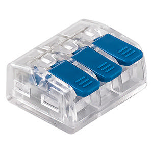 E-Line Fjeder samlemuffe 3-polet 5 stk.