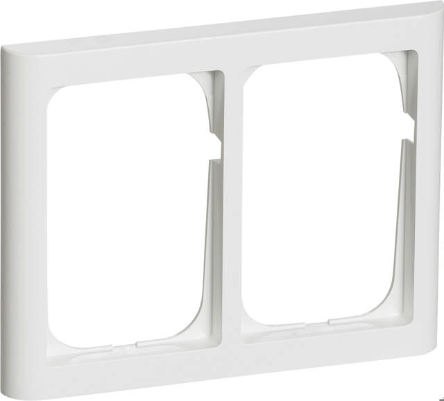 Fuga Softline Ramme 63 2x1½ Modul hvid