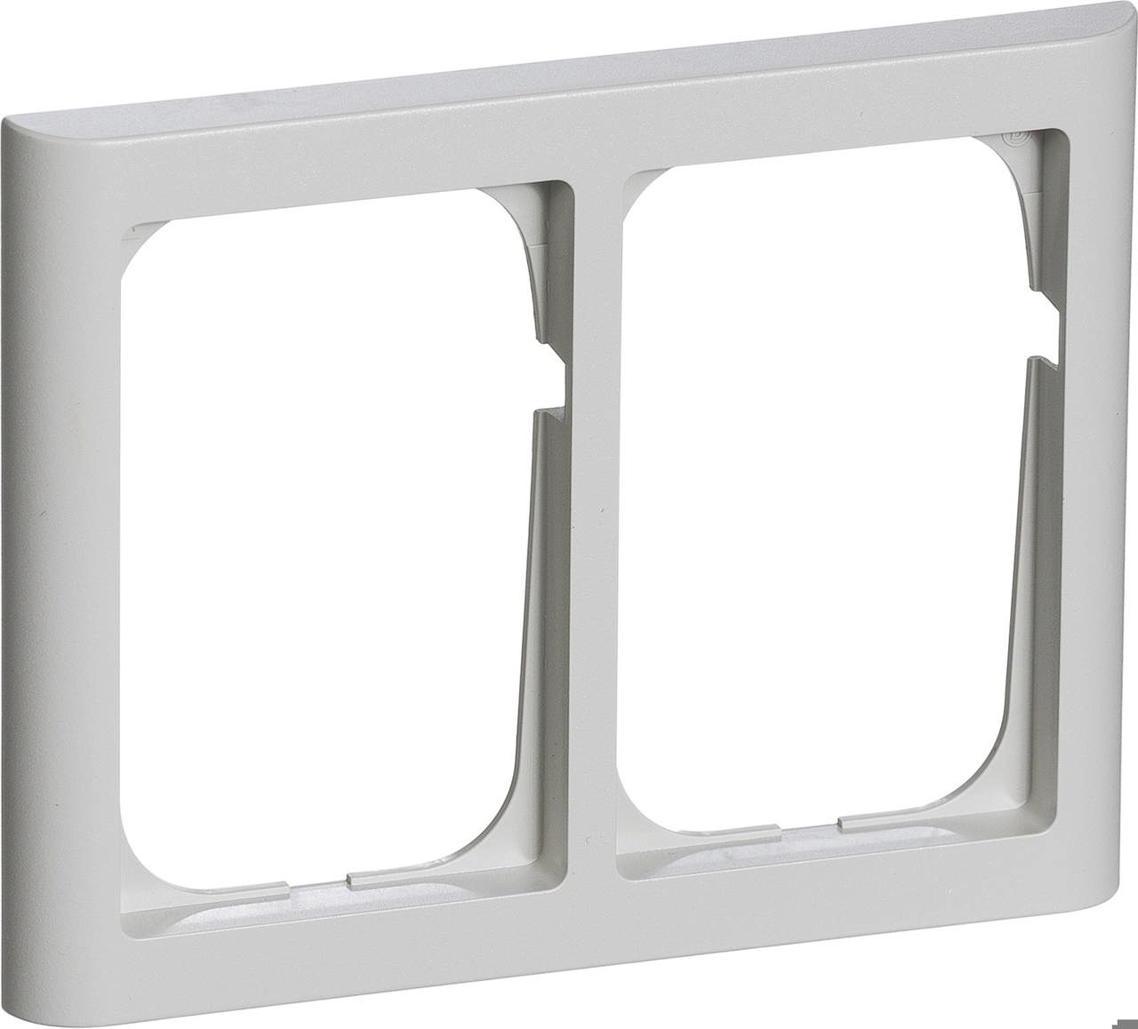 Fuga Softline Ramme 63 2x1½ Modul grå