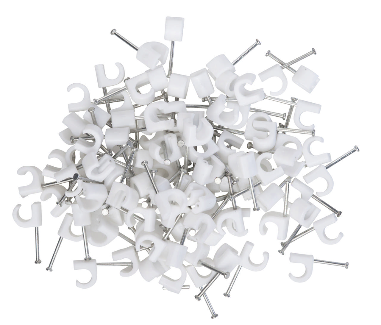 Ledn.clips rund 5-7 100stk. hv