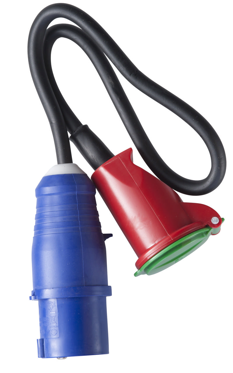 Adapterkabel CEE han/ DK hun