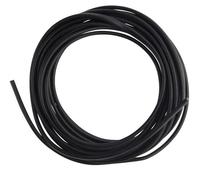 E-Line Ledning Flad 2x0.75mm² sort 5 mtr.