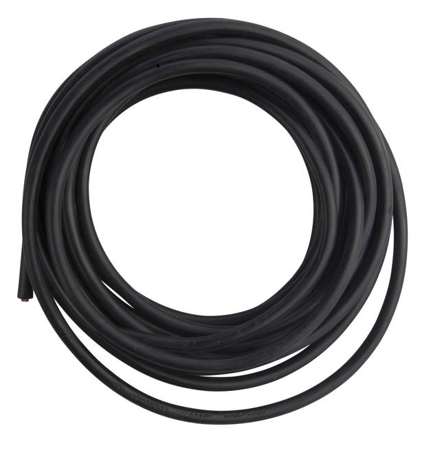 LEDNING RUND SORT 5 mtr.