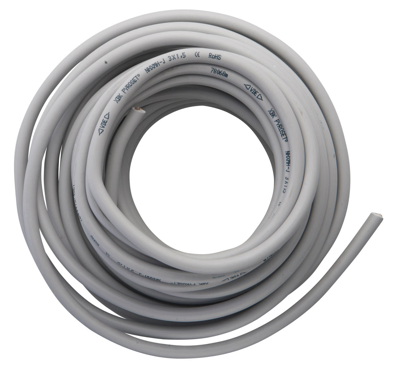 E-Line instal. kabel 3G1,5 10 mtr.