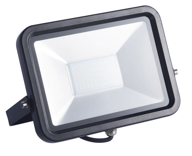 E-line Floodlight 30W LED SORT