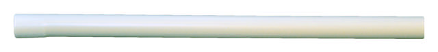 Plastrør 20mm m. muffe 2 Mtr.