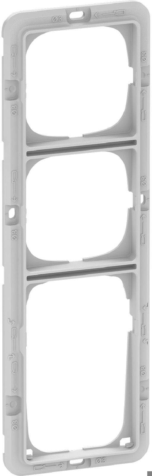 Fuga Teknisk Monteringsramme 3½ Modul