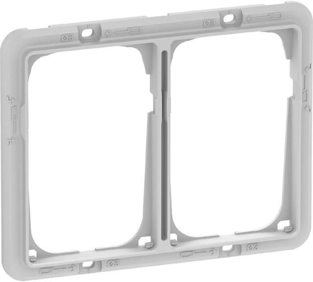 Fuga Teknisk Monteringsramme 2x1½ Modul