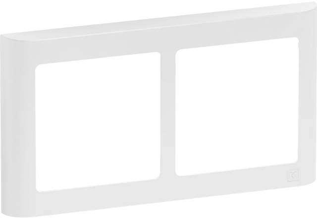 Fuga Softline Ramme 63 Ny Fuga Vandret 2 Modul hvid