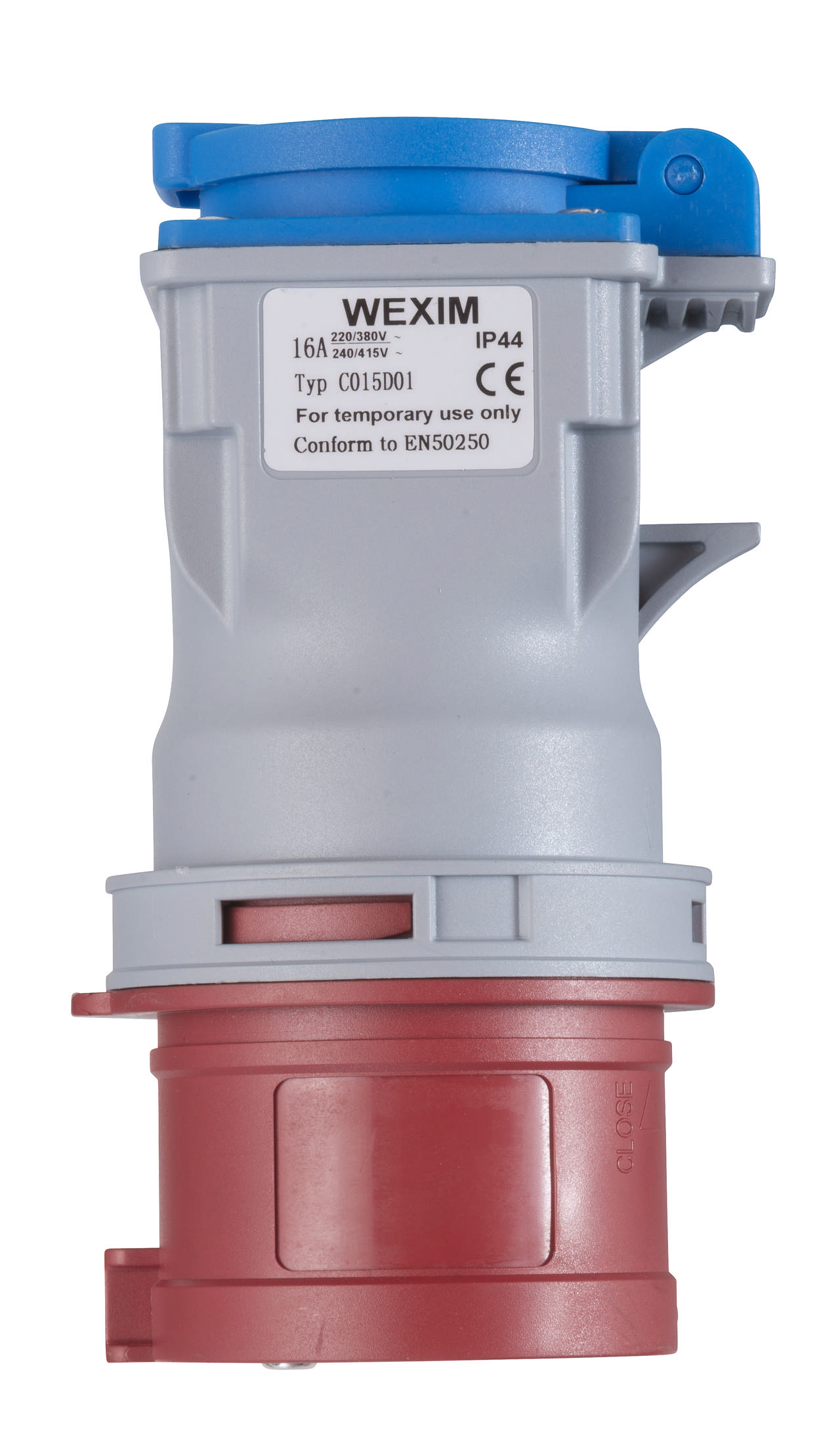 Adaptor CEE400V/16A til DK230V