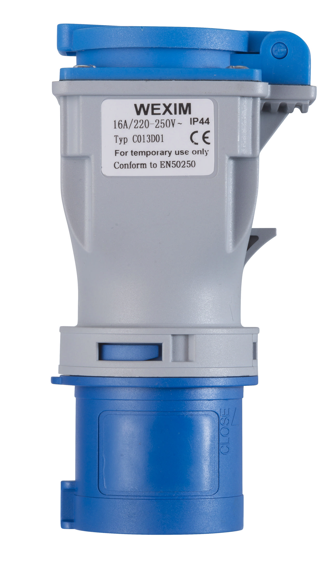 Adaptor CEE230V/16A til DK230V
