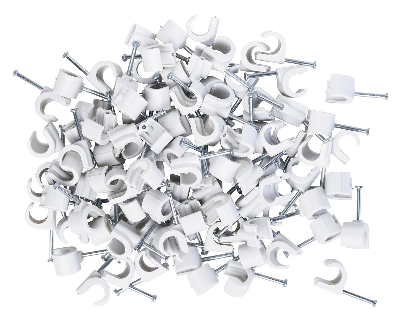 Ledn.clips R 10-14 100STK.Hvid