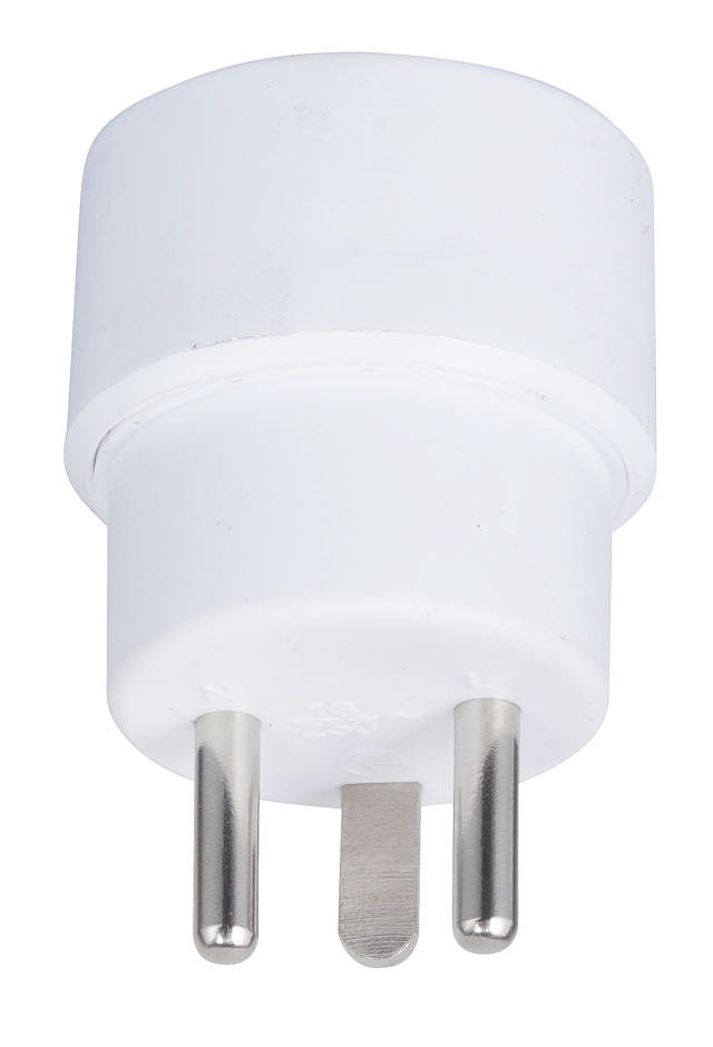 Adapter  DK Med Jord - Pind jord