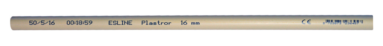 Plastrør 16mm 2.5 Mtr.