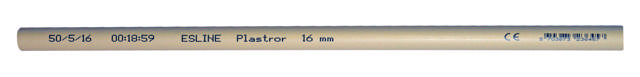 Plastrør 16mm 2.5 Mtr.
