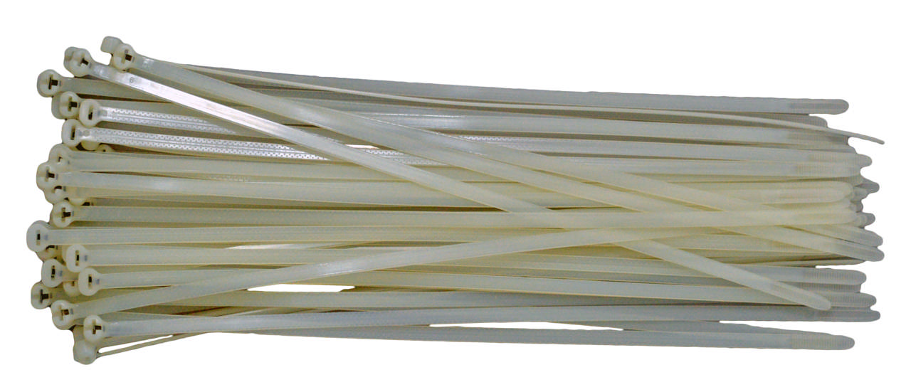 E-Line Kabelstrips PRO 7.5x378mm transperant 50stk.