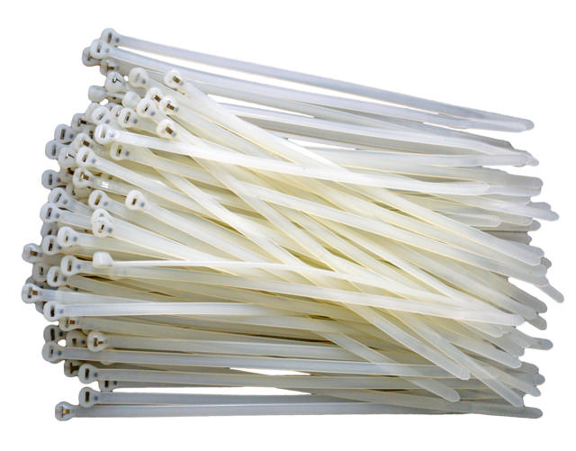 E-Line Kabelstrips PRO 4.8x186mm transperant 100stk.