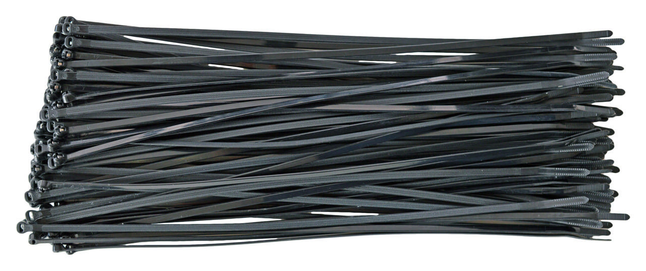 E-Line Kabelstrips PRO 4.8x360mm sort 100stk.