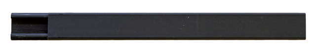 E-Line Minikanal 17x15mm Med Tape 2 mtr. Sort