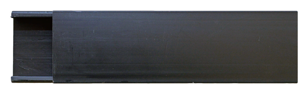 E-Line Minikanal 35x15mm Med Tape 2 mtr. Sort