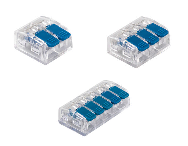 E-Line Fjeder samlemuffe 2.3.5 pol. 20 stk. mix