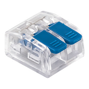 E-Line Fjeder samlemuffe 2-polet - 5 stk.