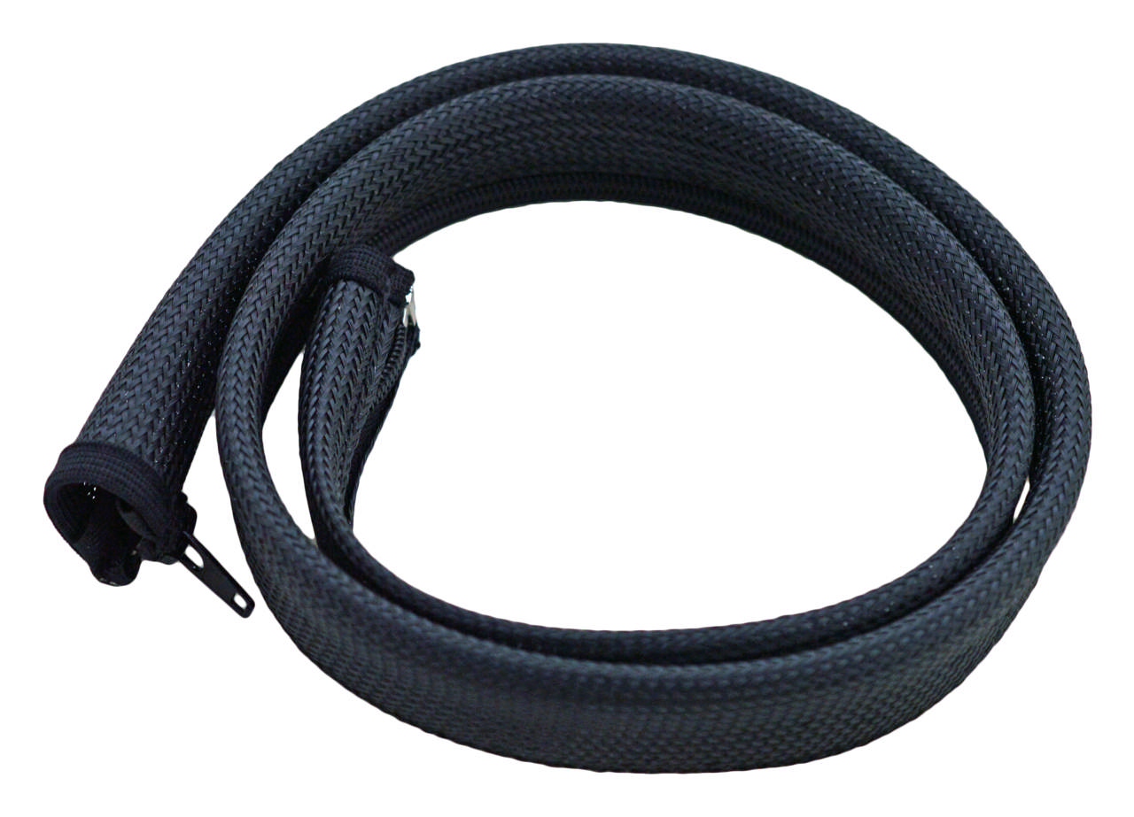 Kabelsok flet e-line ø30mm x 1 mtr. sort