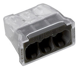 E-Line Fjeder samlemuffe 3-polet smal
model 5 stk.