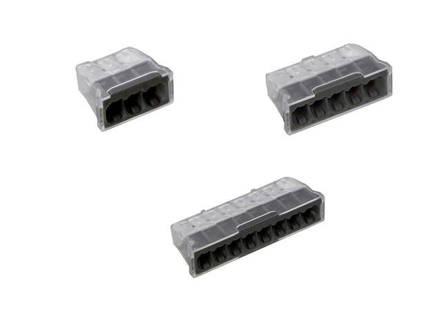 E-Line Fjeder samlemuffe 3.5.8 pol. smal
model 20stk. mix