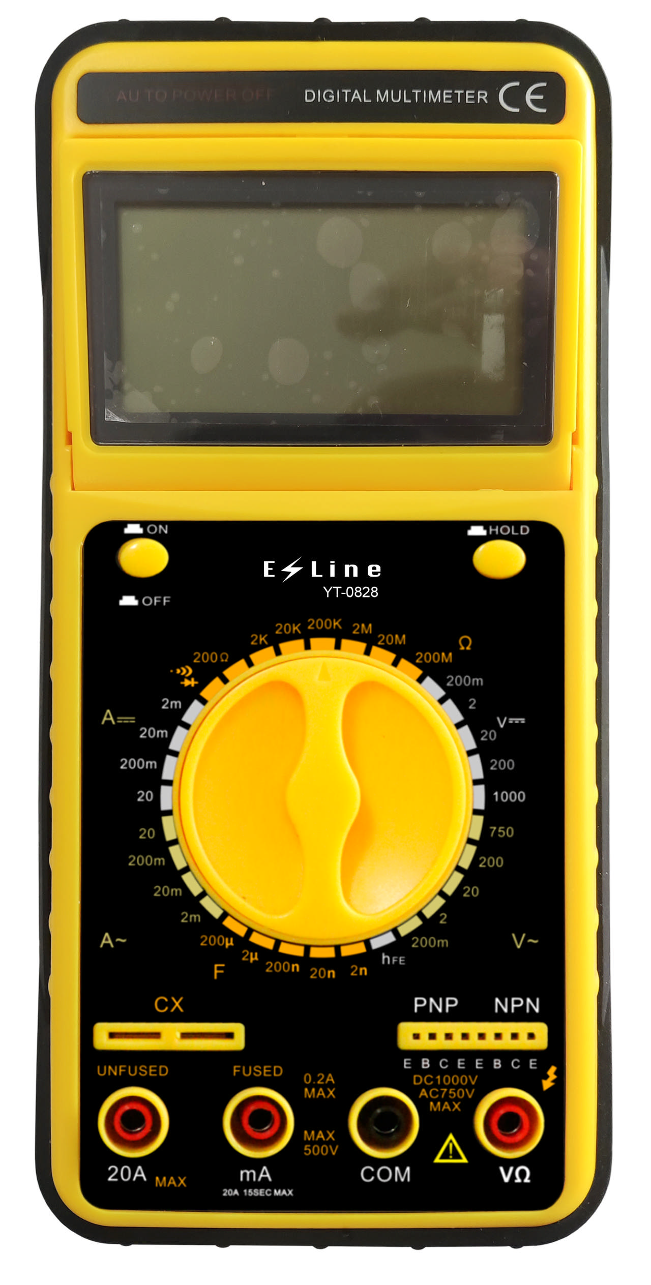 Stort Multimeter Digital med lyd