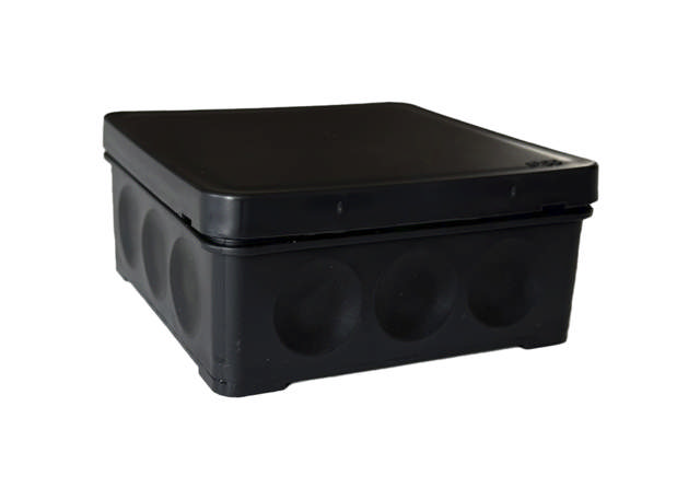 E-Line Membrandåse IP55 90x90x40mm sort IP55