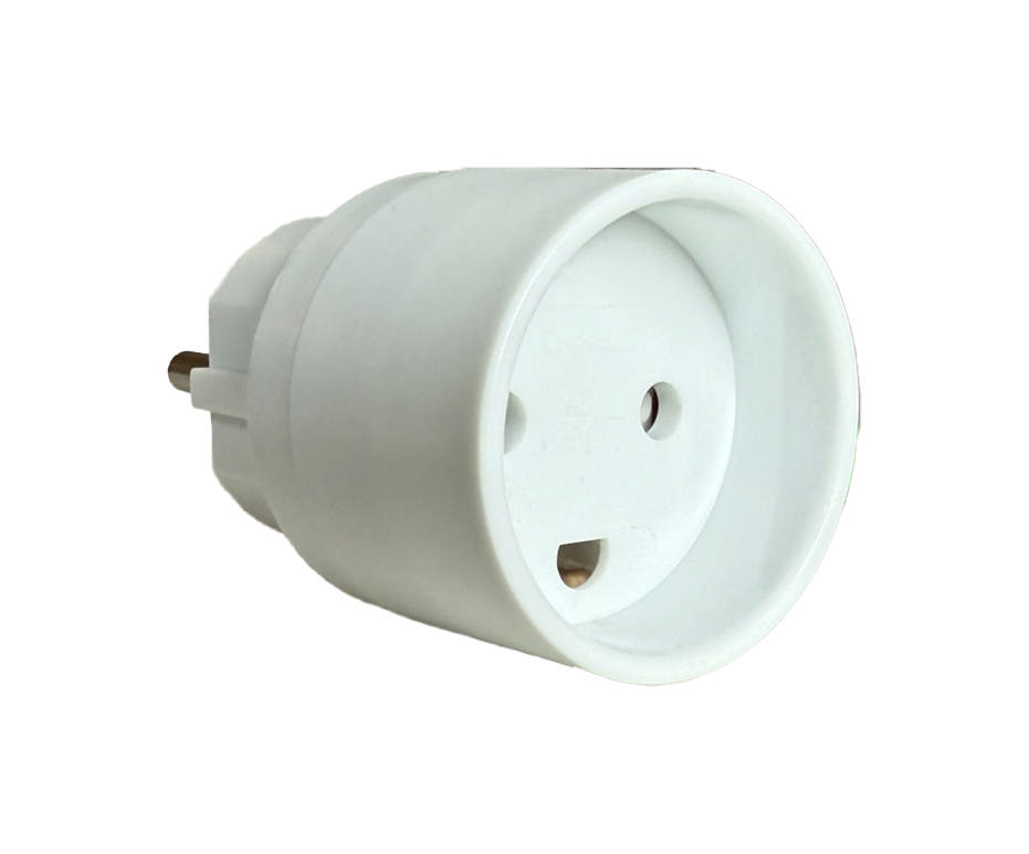 E-Line Adapter Schuko/Pind-jord til DK m/j