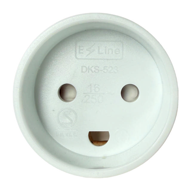 E-Line Adapter Schuko/Pind-jord til DK m/j