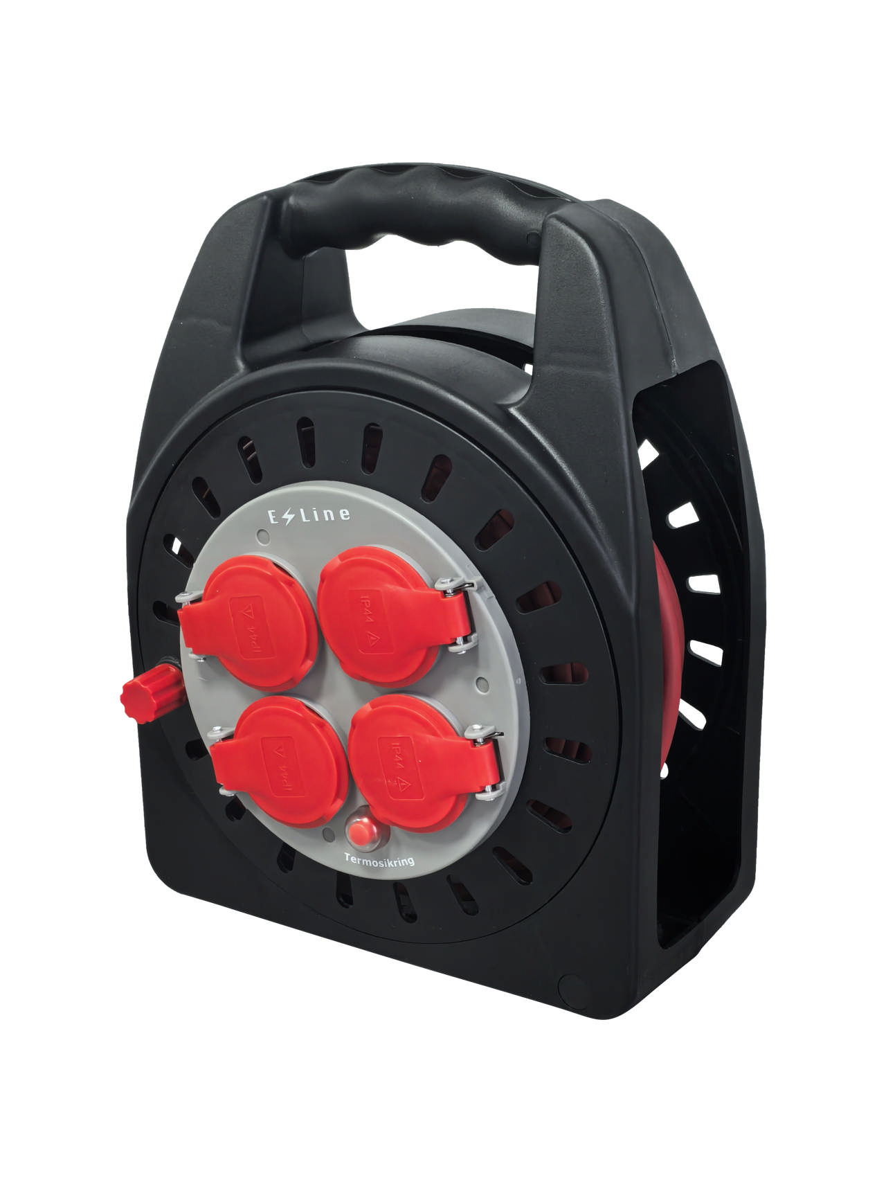 E-Line Kabeltromle 3G1.0mm² m/j mini 20mtr. IP44