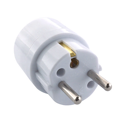 E-Line Adapter Schuko til DK Med Jord hvid