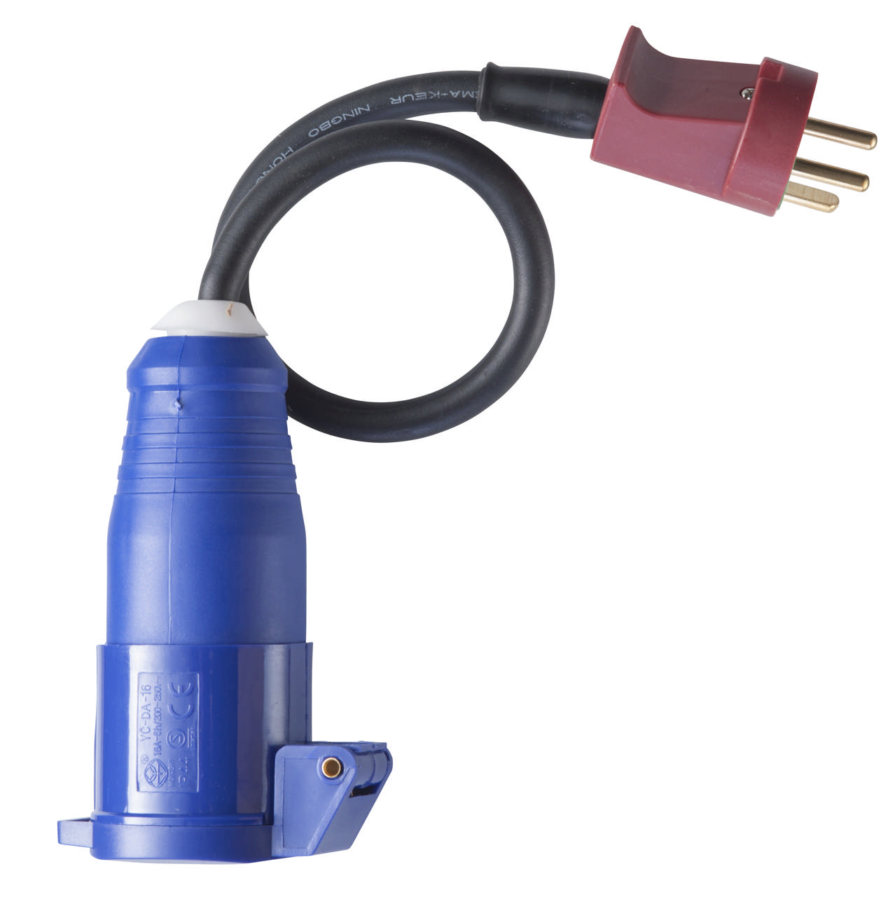 Adaptersæt CEE 16A 230V/DK m.j