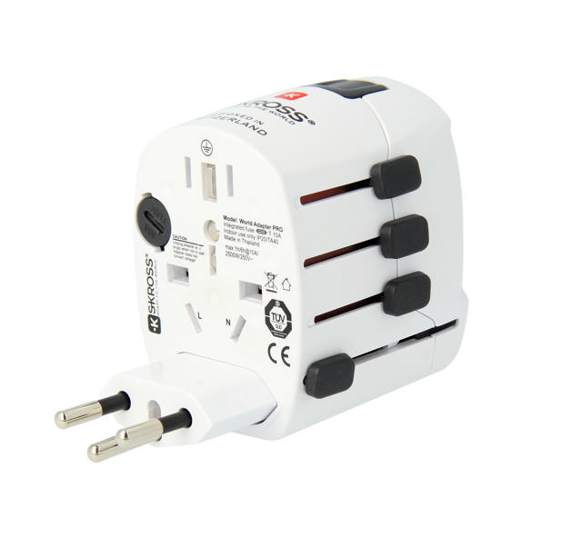 Verdensadapter Pro 6,3A