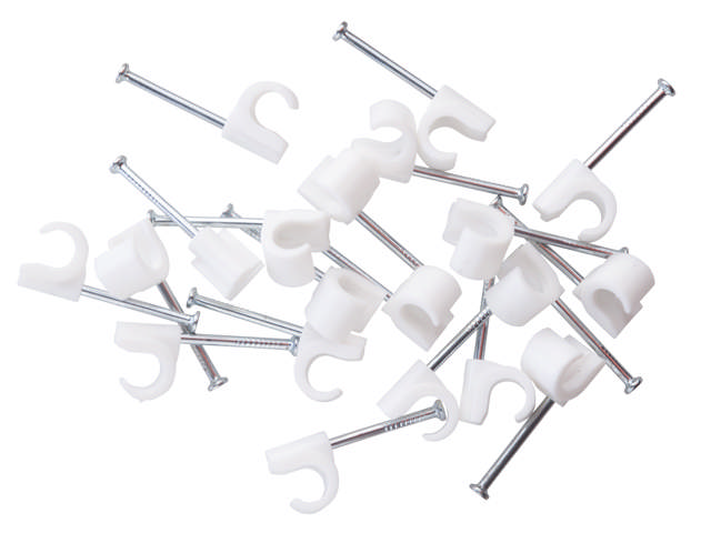 Ledn.clips R 7-10 20 STK. Hvid