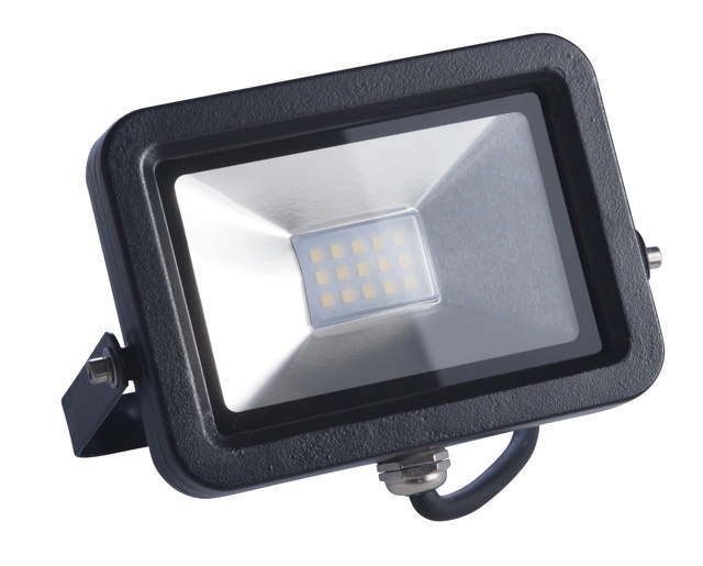 E-line Floodlight 10W LED SORT