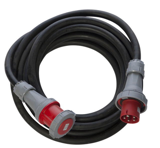 WEXIM Forlængerkabel 10 mtr. 5G16mm² CEE